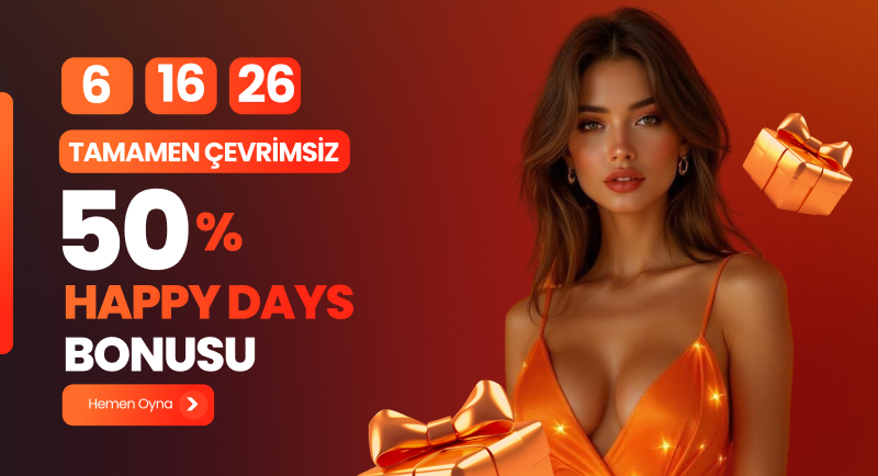 %50 HAPPY BONUSU